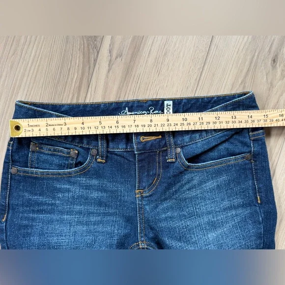 American Rag Jeans Cie Boot Womens Sz 1S (28x29) Low Rise - Picture 5 of 6